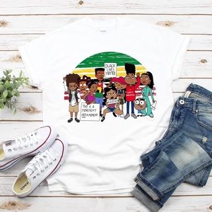 *NEW* Black Lives Matters Cartoon Activist Tshirt